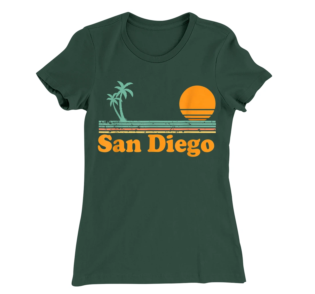 Vintage San Diego Beach Sunset T-Shirt, Kid T-Shirt and Women T-Shirt