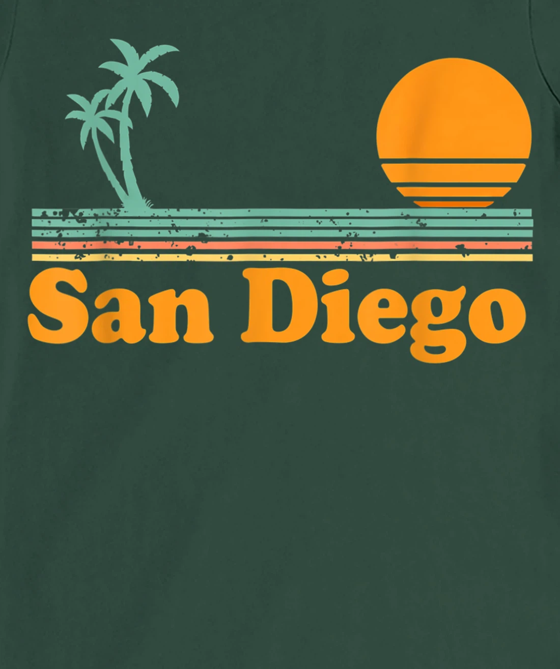 Vintage San Diego Beach Sunset T-Shirt, Kid T-Shirt and Women T-Shirt