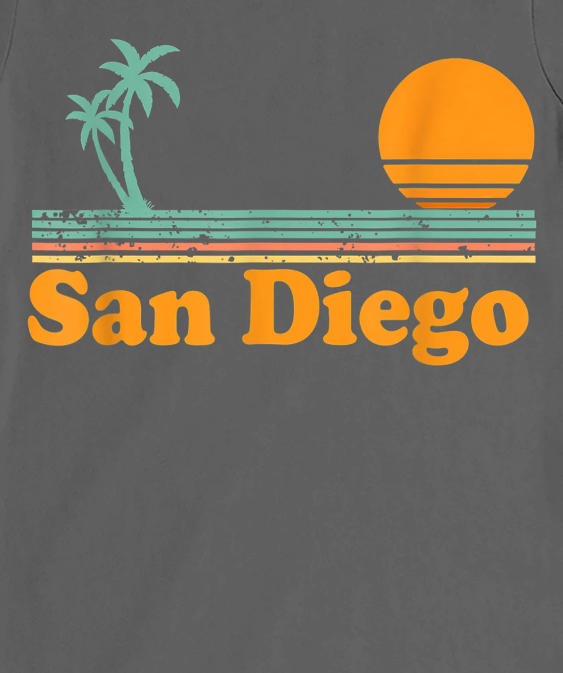 Vintage San Diego Beach Sunset T-Shirt, Kid T-Shirt and Women T-Shirt