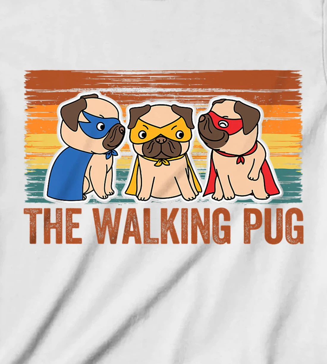 Womens The Walking Pug Dog Lover, I Love My Pug Baby, Pet Lover T-Shirt, Kid T-Shirt and Women T-Shirt
