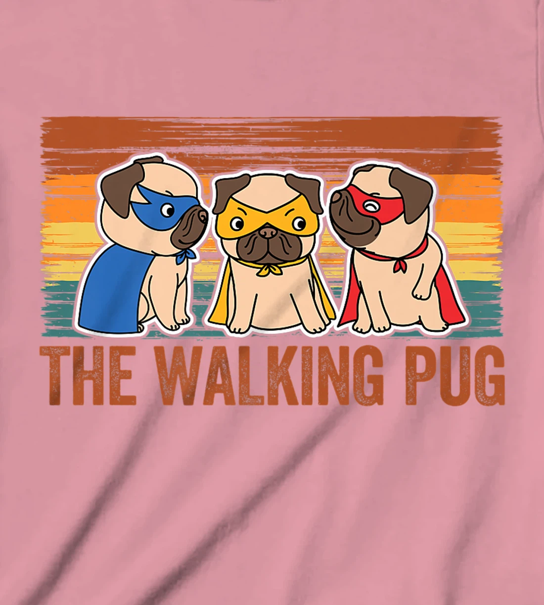 Womens The Walking Pug Dog Lover, I Love My Pug Baby, Pet Lover T-Shirt, Kid T-Shirt and Women T-Shirt