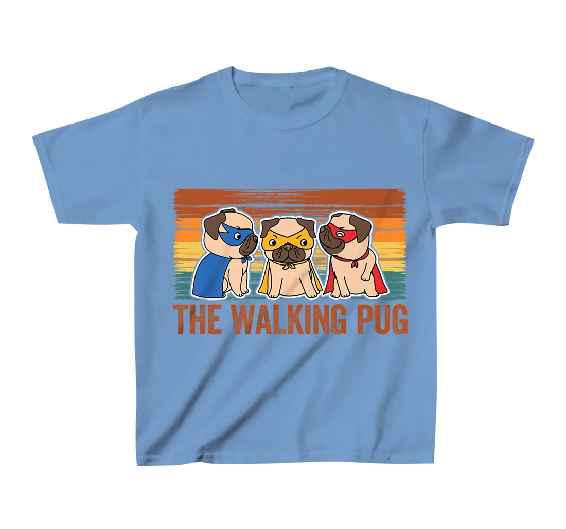 Womens The Walking Pug Dog Lover, I Love My Pug Baby, Pet Lover T-Shirt, Kid T-Shirt and Women T-Shirt