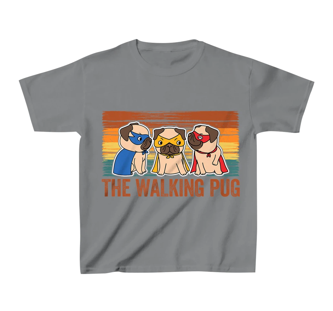 Womens The Walking Pug Dog Lover, I Love My Pug Baby, Pet Lover T-Shirt, Kid T-Shirt and Women T-Shirt