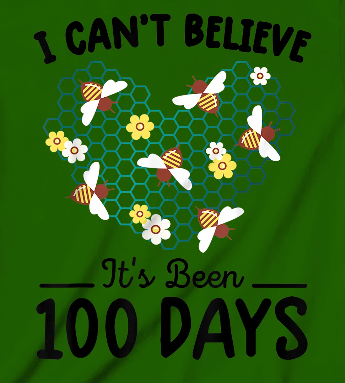 Womens funny teacher shirts for women bee tee 100th day of school T-Shirt, Kid T-Shirt and Women T-Shirt