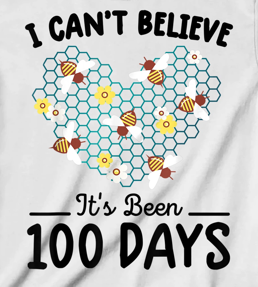 Womens funny teacher shirts for women bee tee 100th day of school T-Shirt, Kid T-Shirt and Women T-Shirt