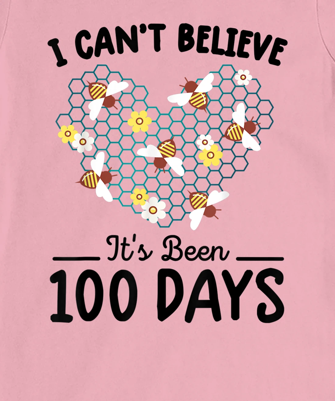 Womens funny teacher shirts for women bee tee 100th day of school T-Shirt, Kid T-Shirt and Women T-Shirt