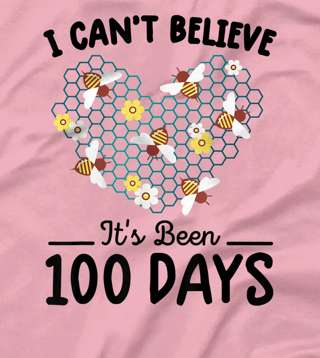 Womens funny teacher shirts for women bee tee 100th day of school T-Shirt, Kid T-Shirt and Women T-Shirt