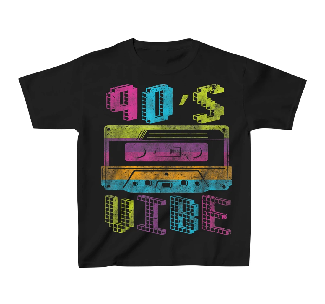 Retro Aesthetic Costume Party Outfit - 90s Vibe T-Shirt, Kid T-Shirt and Women T-Shirt