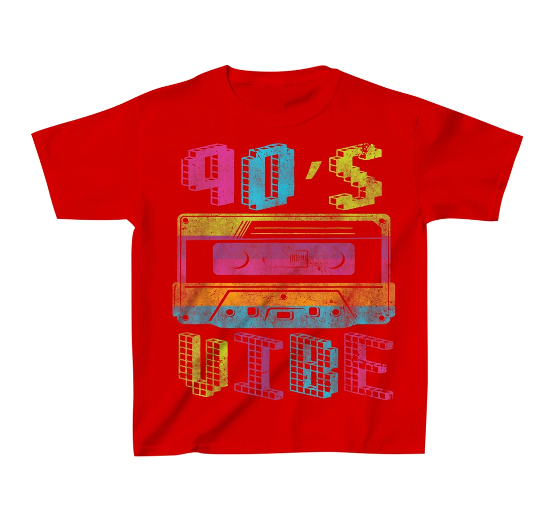 Retro Aesthetic Costume Party Outfit - 90s Vibe T-Shirt, Kid T-Shirt and Women T-Shirt