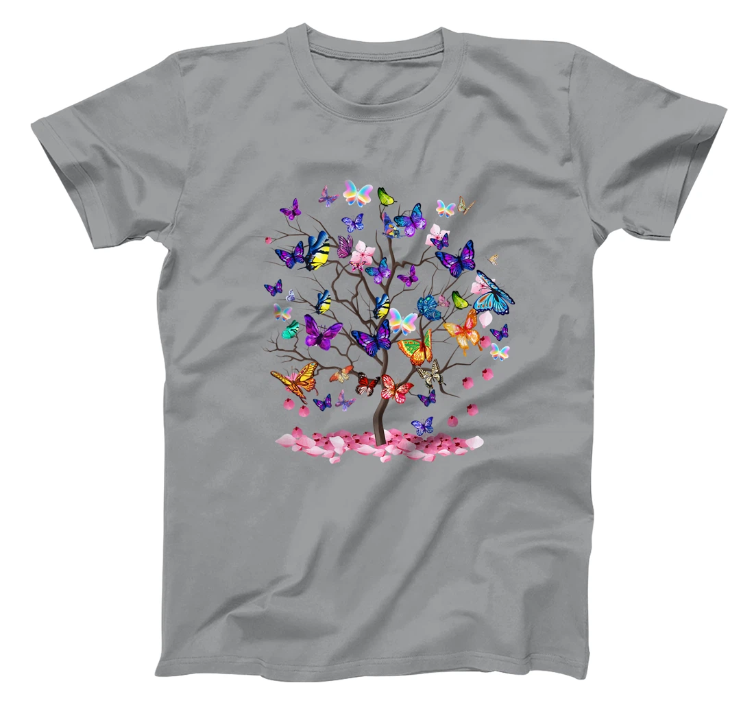 Womens Butterfly Colorful Vibrant Artwork - Butterflies T-Shirt, Kid T-Shirt and Women T-Shirt