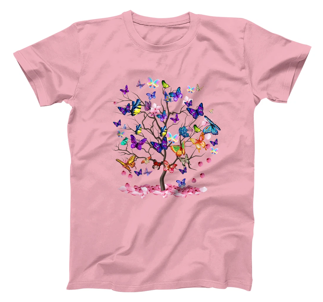 Womens Butterfly Colorful Vibrant Artwork - Butterflies T-Shirt, Kid T-Shirt and Women T-Shirt