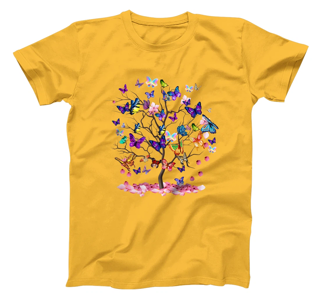 Womens Butterfly Colorful Vibrant Artwork - Butterflies T-Shirt, Kid T-Shirt and Women T-Shirt