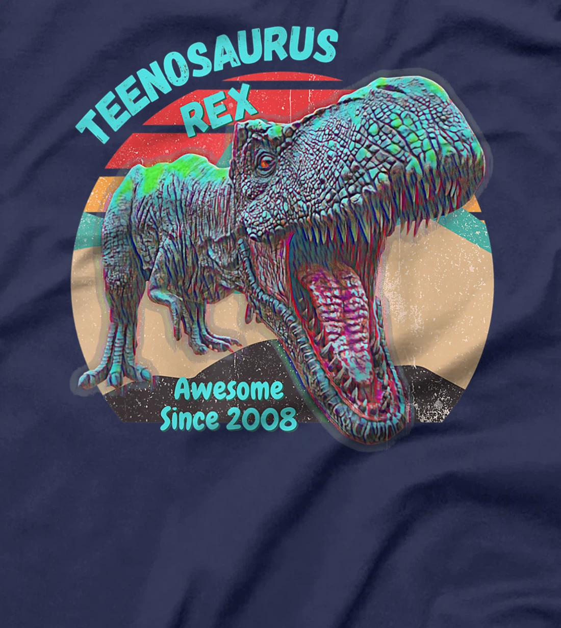 Teenosaurus - New Teenager - Awesome Since 2008 T-Shirt, Kid T-Shirt and Women T-Shirt