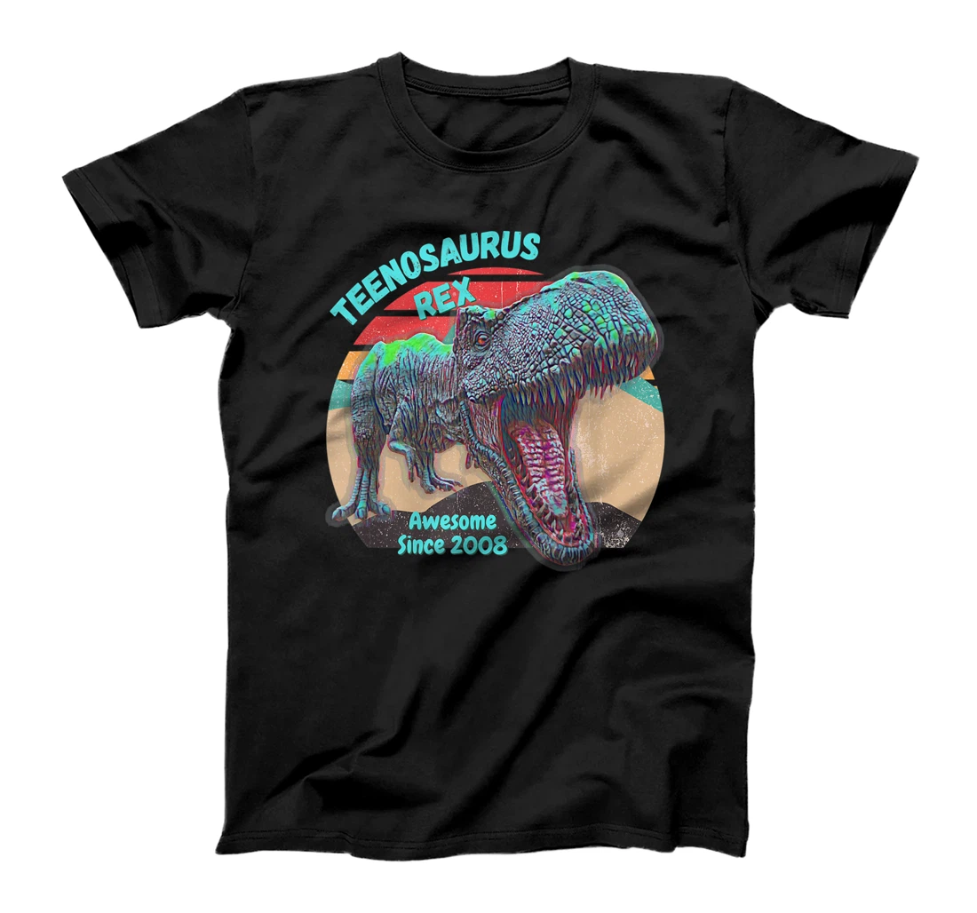 Teenosaurus - New Teenager - Awesome Since 2008 T-Shirt, Kid T-Shirt and Women T-Shirt