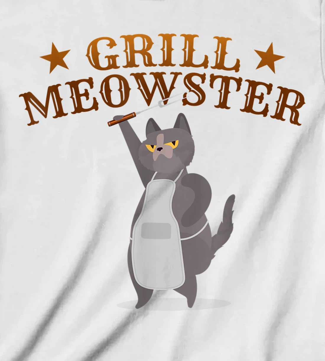 Womens Grill Meowster BBQ Barbecue Grilling Gifts for Grill Master T-Shirt, Kid T-Shirt and Women T-Shirt