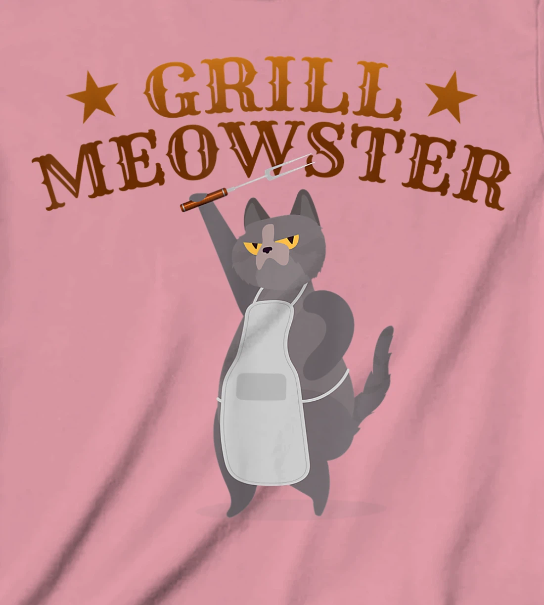 Womens Grill Meowster BBQ Barbecue Grilling Gifts for Grill Master T-Shirt, Kid T-Shirt and Women T-Shirt