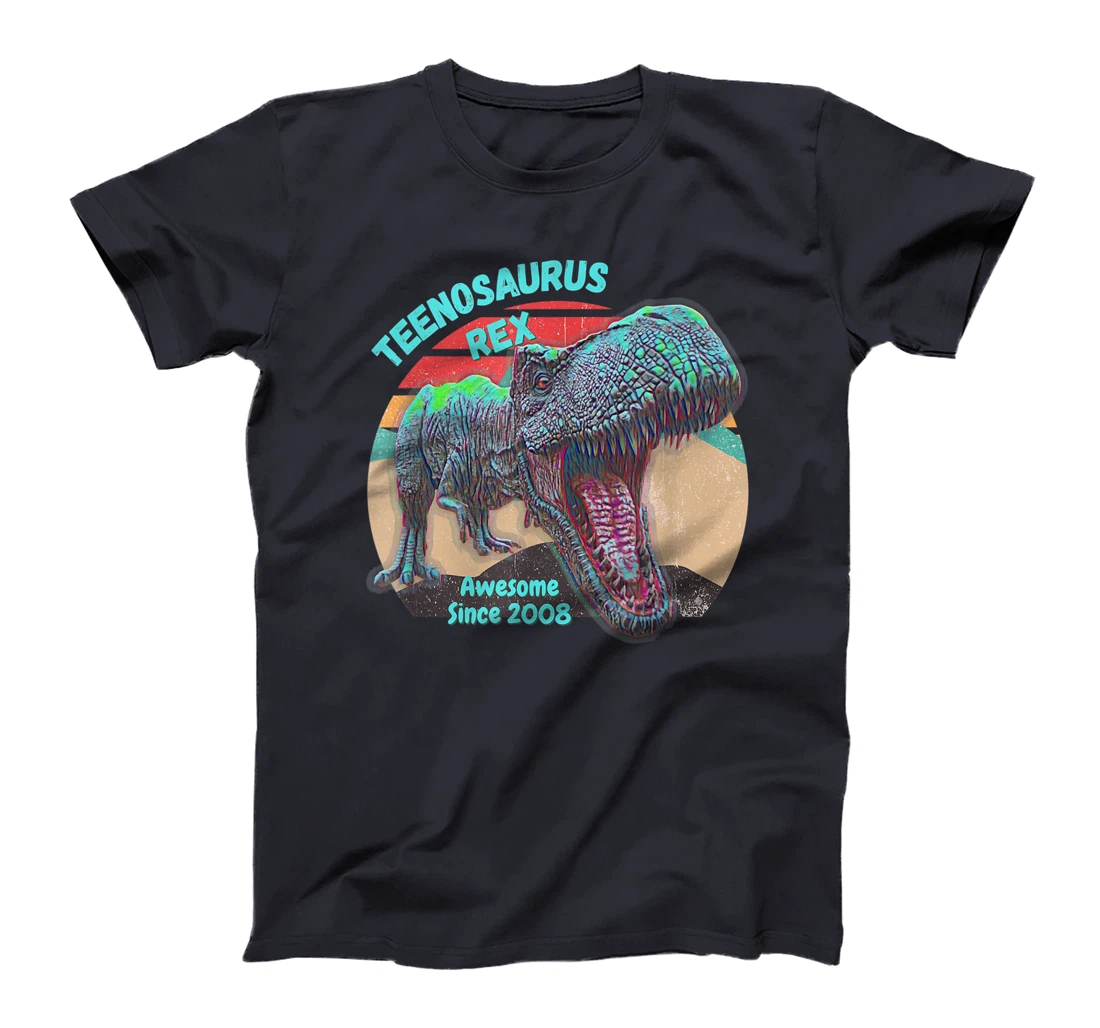 Teenosaurus - New Teenager - Awesome Since 2008 T-Shirt, Kid T-Shirt and Women T-Shirt