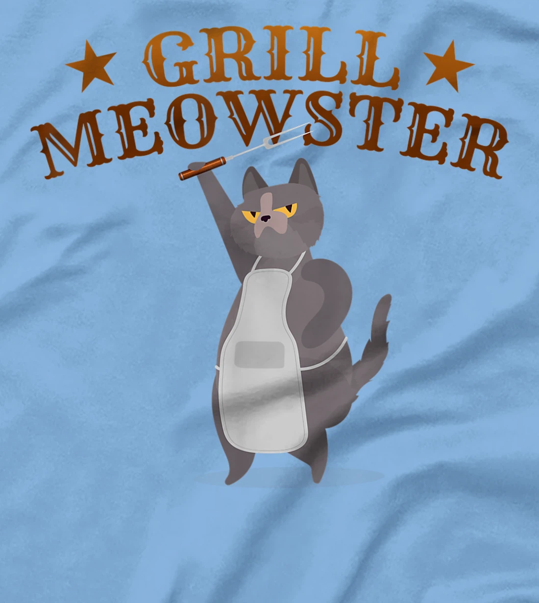 Womens Grill Meowster BBQ Barbecue Grilling Gifts for Grill Master T-Shirt, Kid T-Shirt and Women T-Shirt