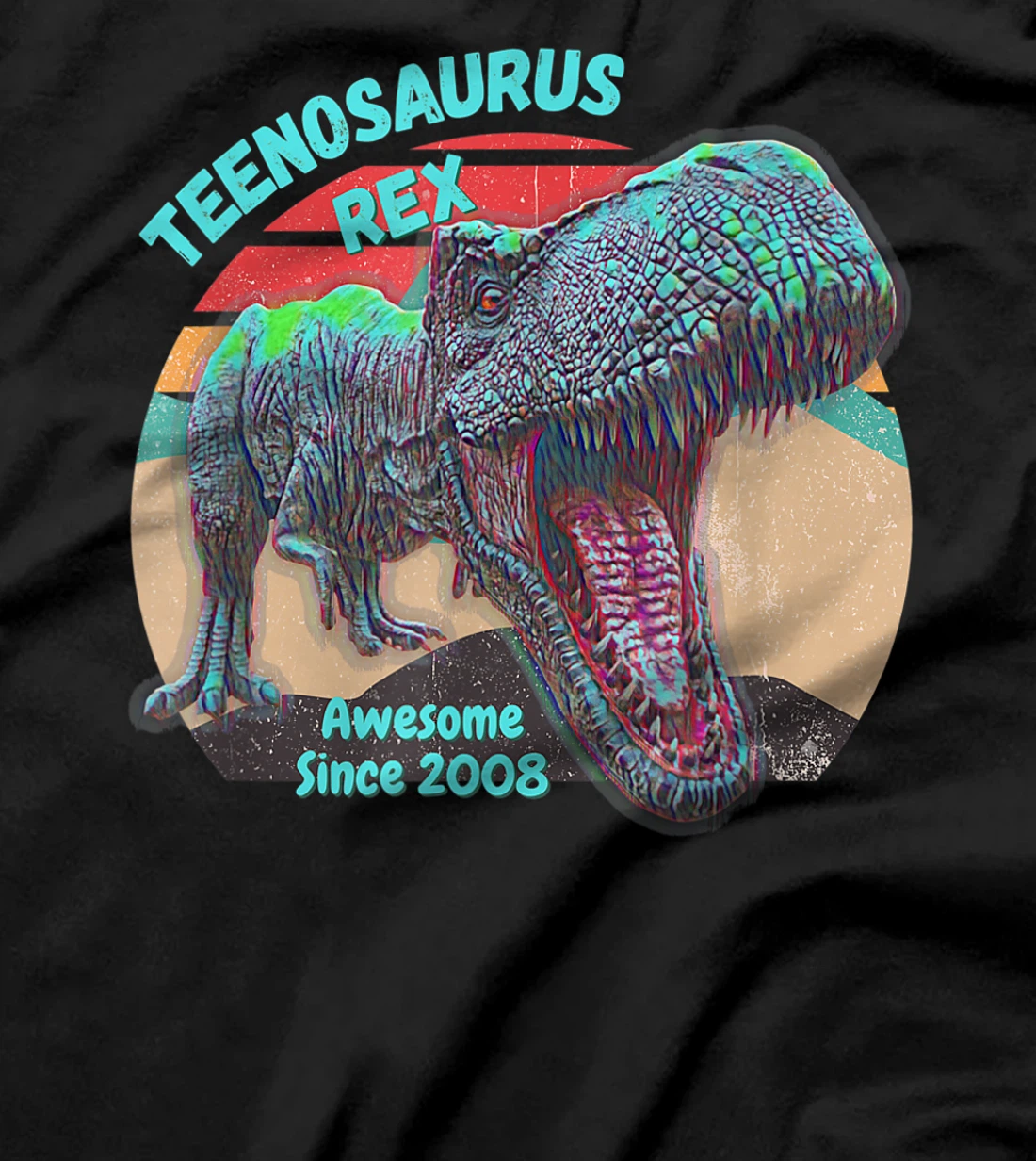 Teenosaurus - New Teenager - Awesome Since 2008 T-Shirt, Kid T-Shirt and Women T-Shirt
