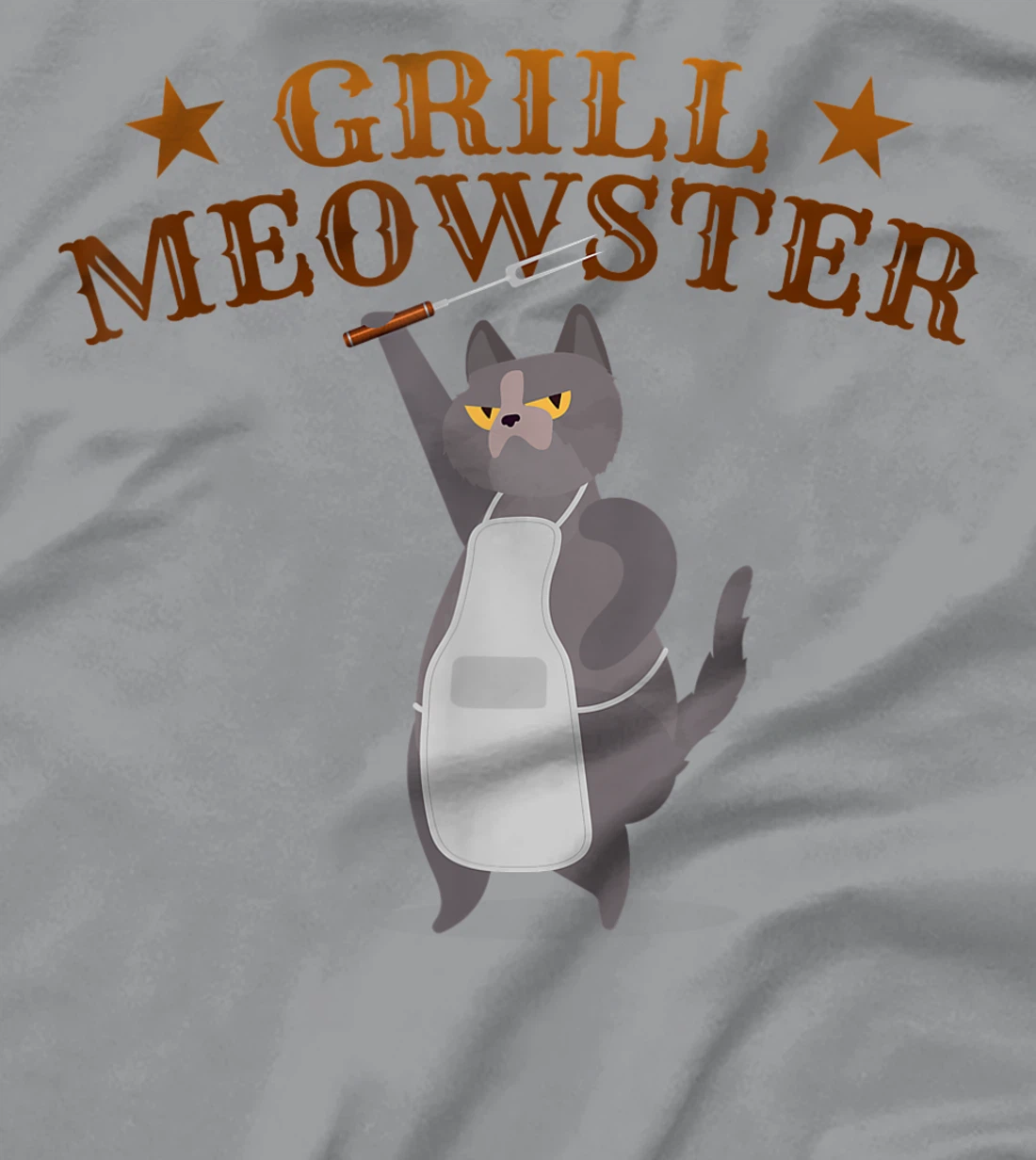 Womens Grill Meowster BBQ Barbecue Grilling Gifts for Grill Master T-Shirt, Kid T-Shirt and Women T-Shirt