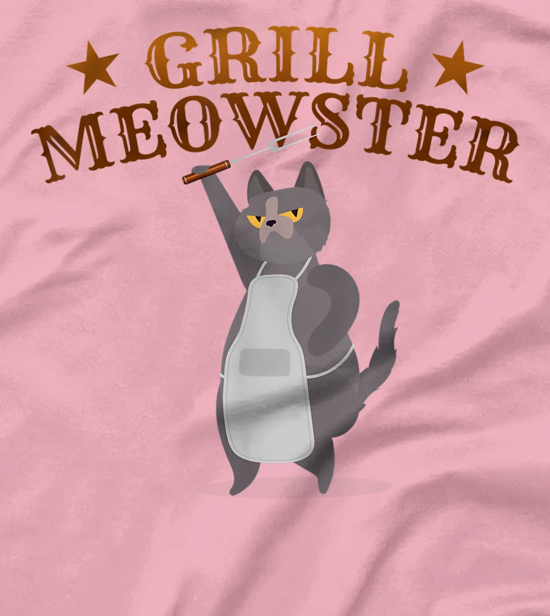 Womens Grill Meowster BBQ Barbecue Grilling Gifts for Grill Master T-Shirt, Kid T-Shirt and Women T-Shirt