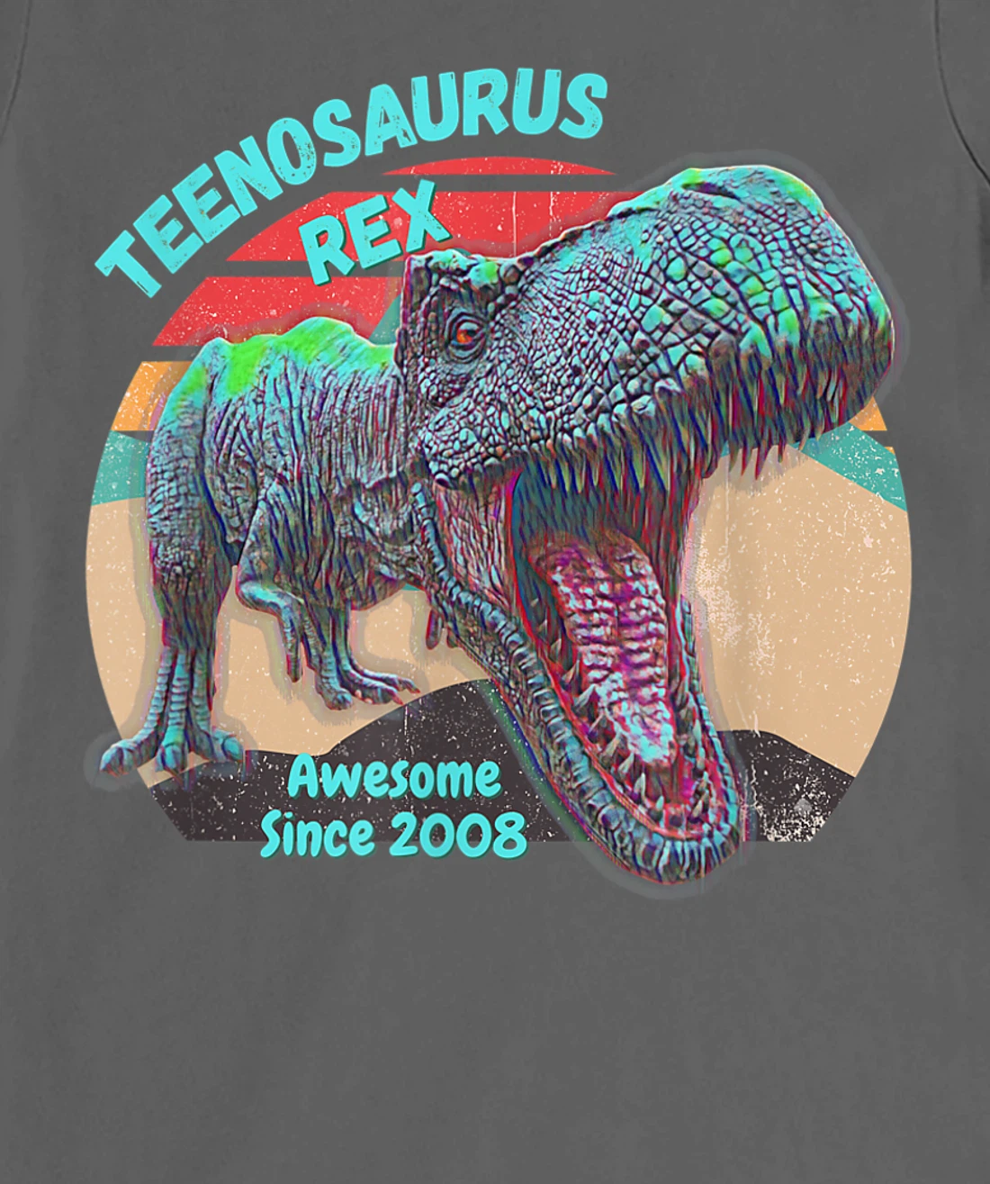 Teenosaurus - New Teenager - Awesome Since 2008 T-Shirt, Kid T-Shirt and Women T-Shirt