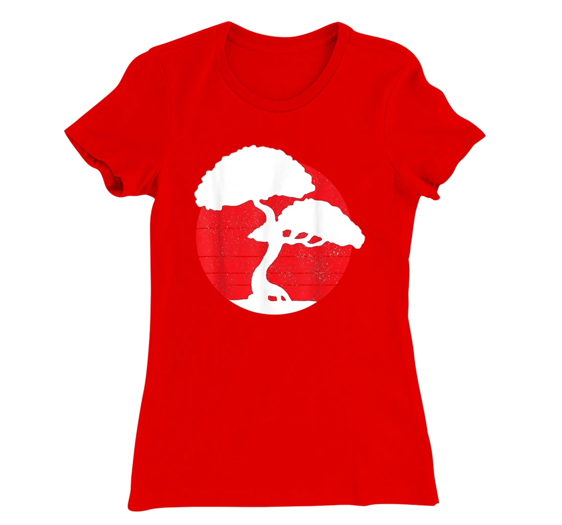 Bonsai Tree Vintage Japanese Flag Zen Bonsai Master Gift Men T-Shirt, Women T-Shirt