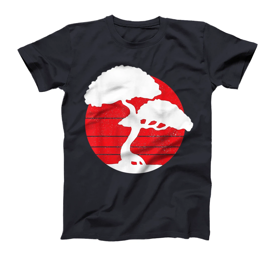 Bonsai Tree Vintage Japanese Flag Zen Bonsai Master Gift Men T-Shirt, Women T-Shirt