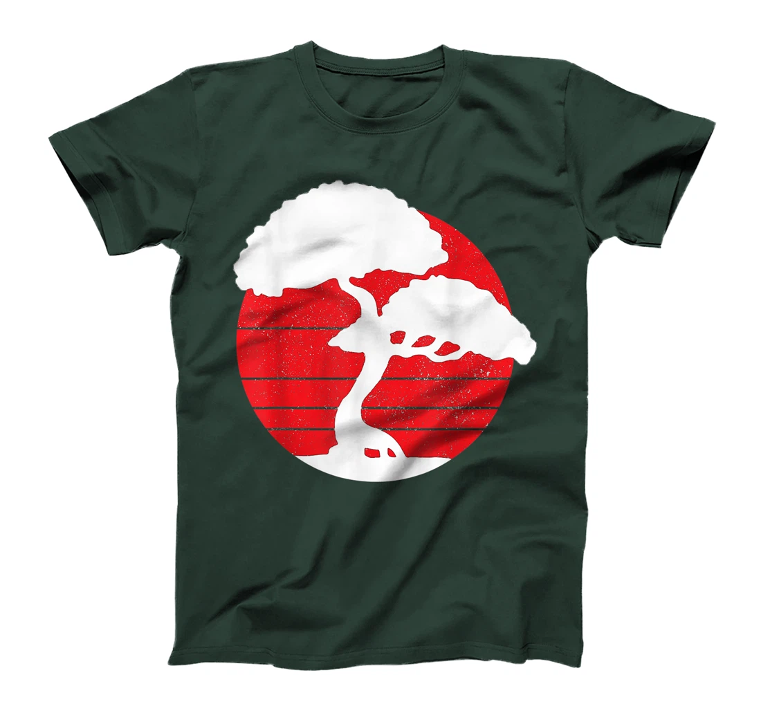 Bonsai Tree Vintage Japanese Flag Zen Bonsai Master Gift Men T-Shirt, Women T-Shirt