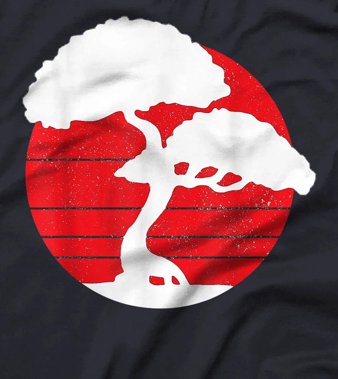 Bonsai Tree Vintage Japanese Flag Zen Bonsai Master Gift Men T-Shirt, Women T-Shirt