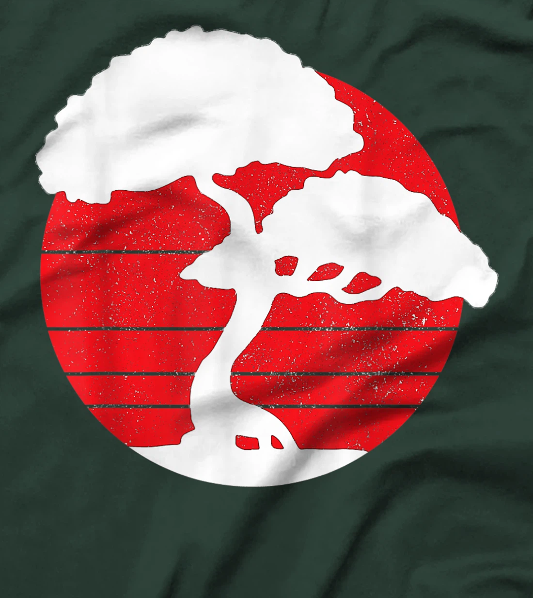 Bonsai Tree Vintage Japanese Flag Zen Bonsai Master Gift Men T-Shirt, Women T-Shirt