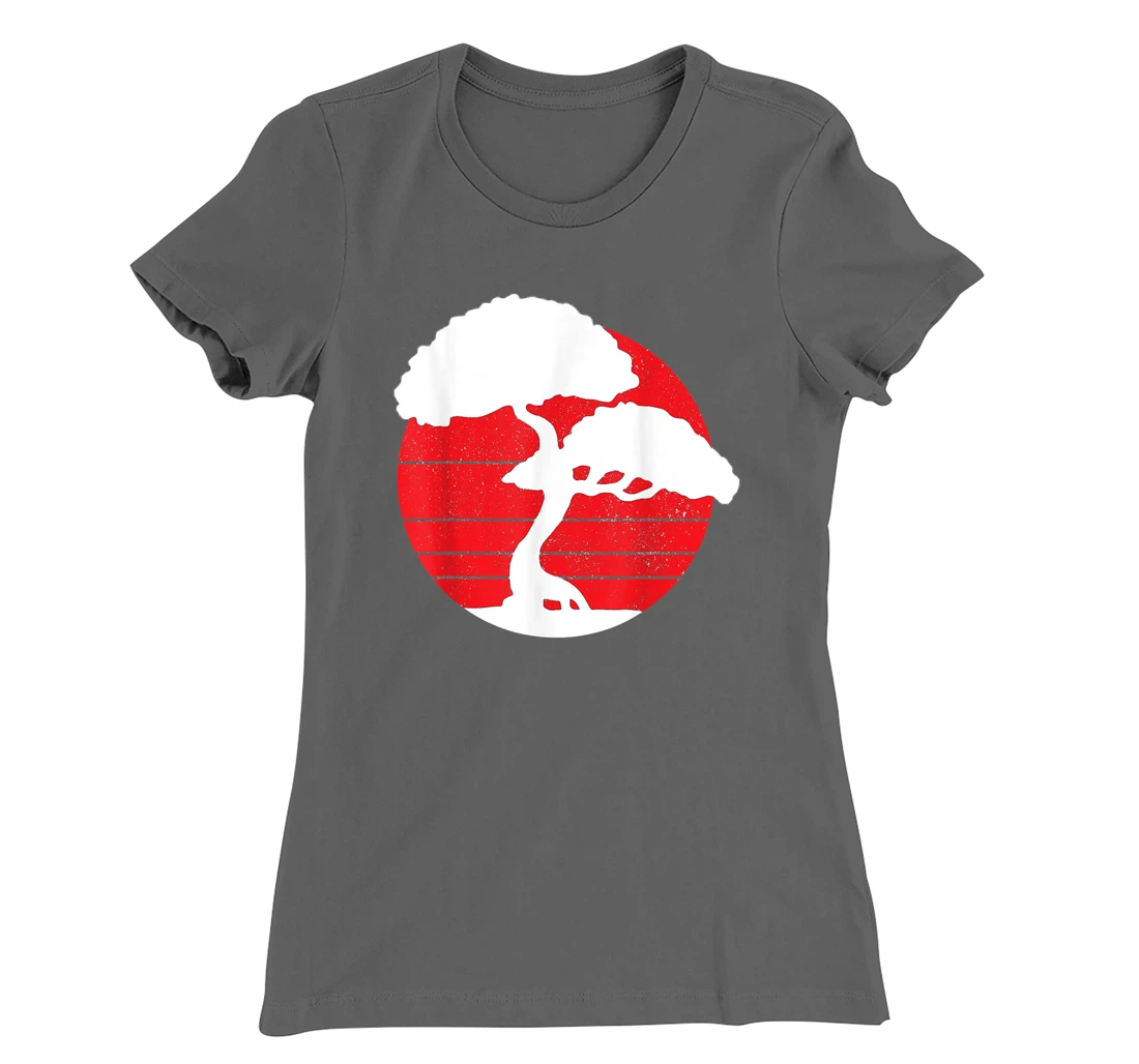 Bonsai Tree Vintage Japanese Flag Zen Bonsai Master Gift Men T-Shirt, Women T-Shirt