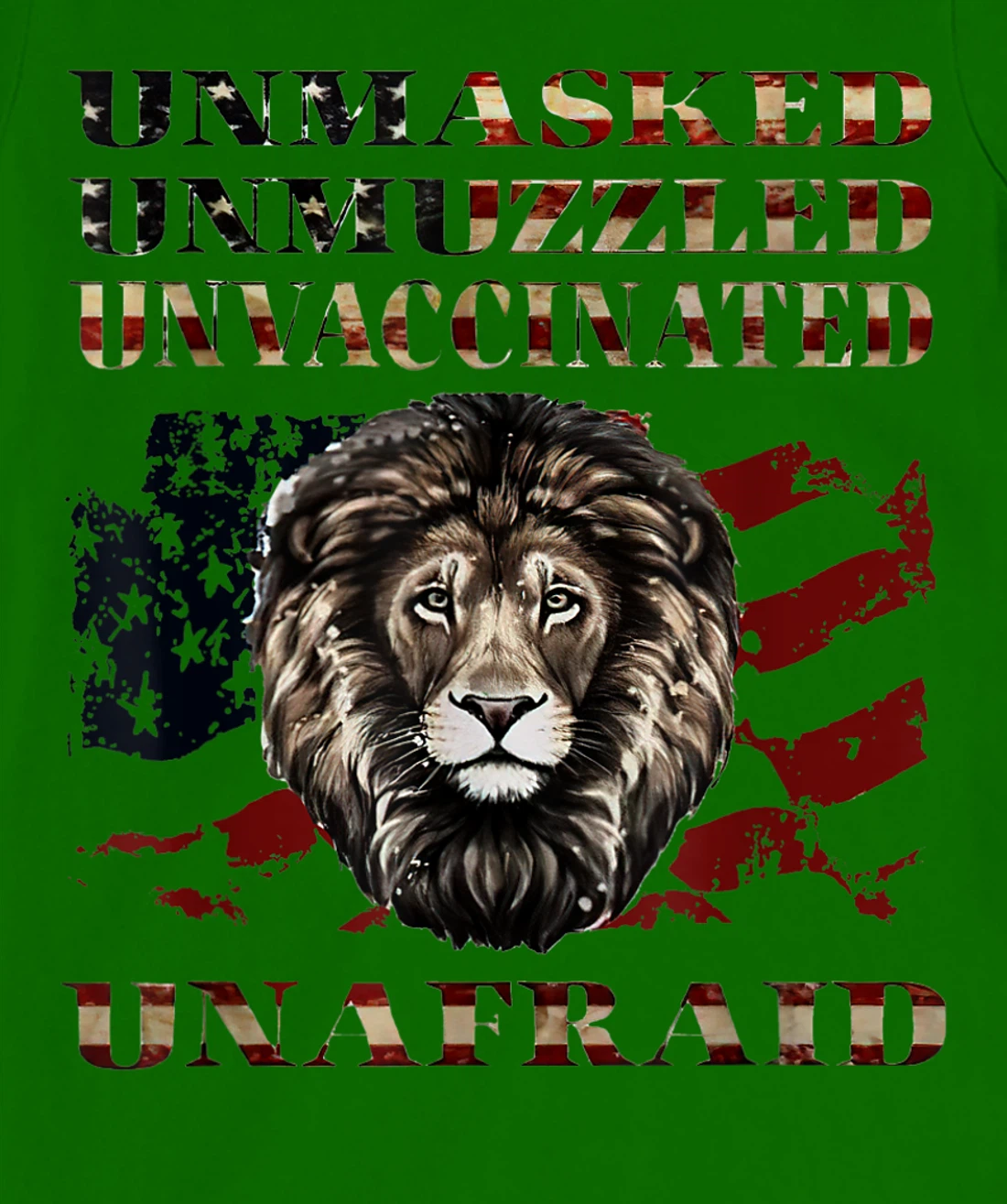 Womens Unmasked Unmuzzled Unvaccinated Unafraid T-Shirt, Women T-Shirt