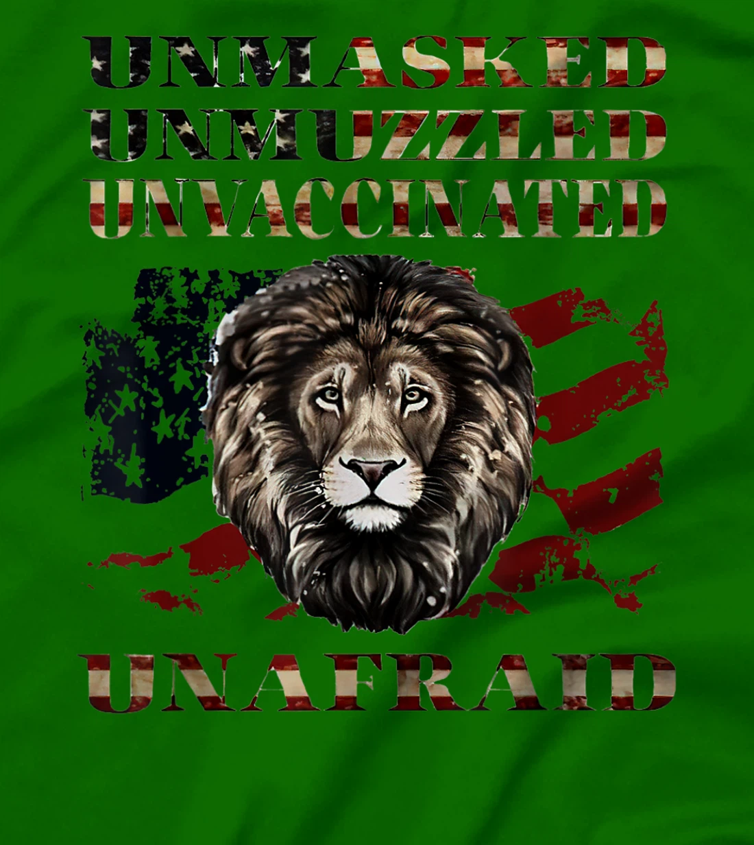 Womens Unmasked Unmuzzled Unvaccinated Unafraid T-Shirt, Women T-Shirt