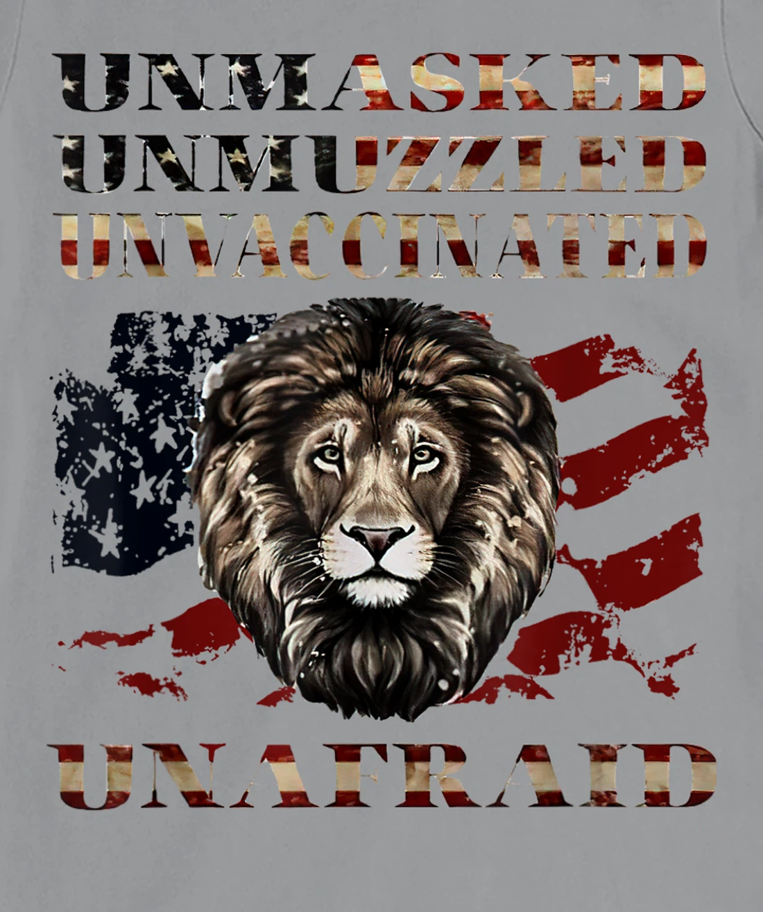 Womens Unmasked Unmuzzled Unvaccinated Unafraid T-Shirt, Women T-Shirt