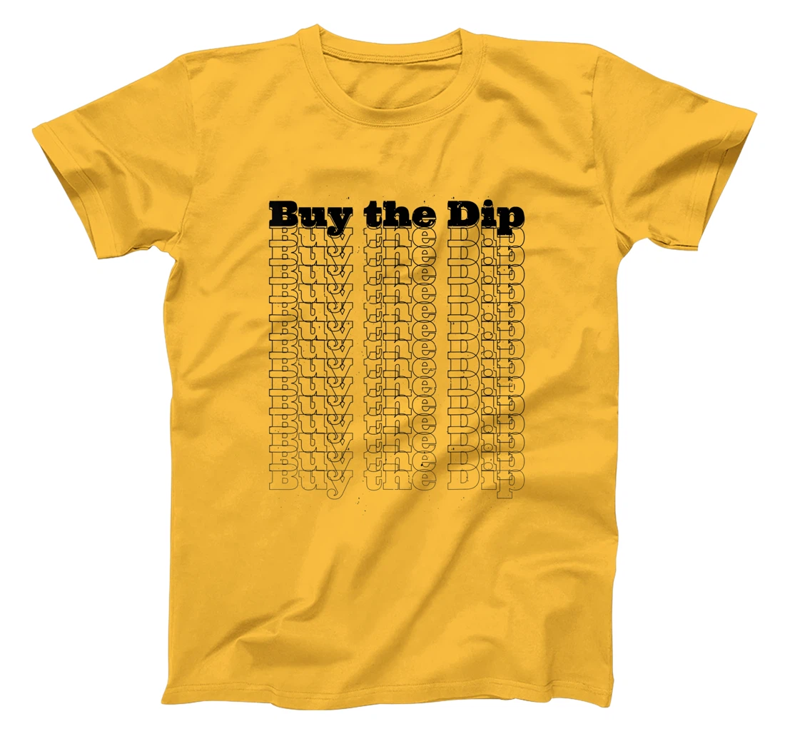 Womens Buy The Dip Repeat Text Crypto Investor Investment Stocks T-Shirt, Women T-Shirt