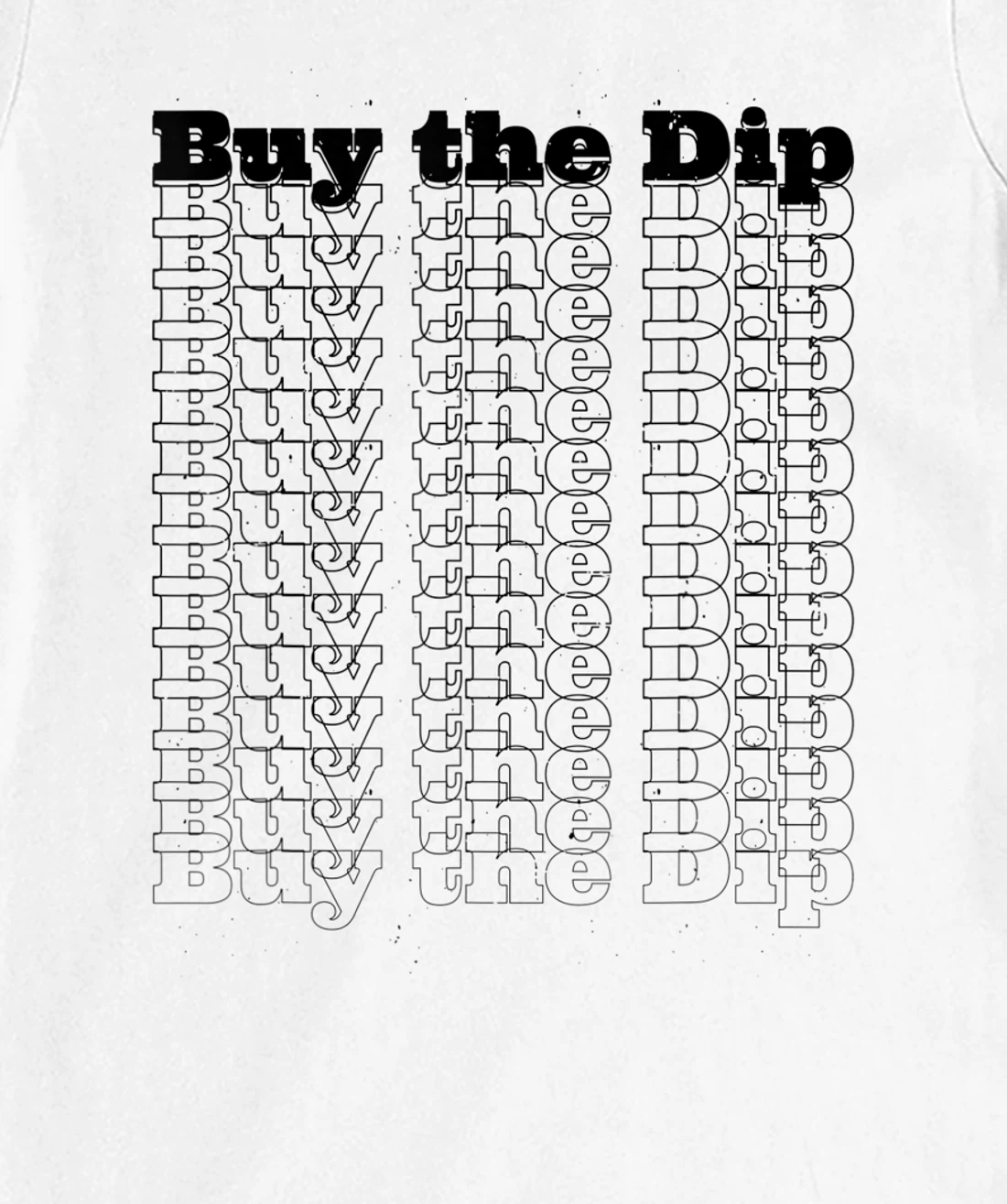Womens Buy The Dip Repeat Text Crypto Investor Investment Stocks T-Shirt, Women T-Shirt