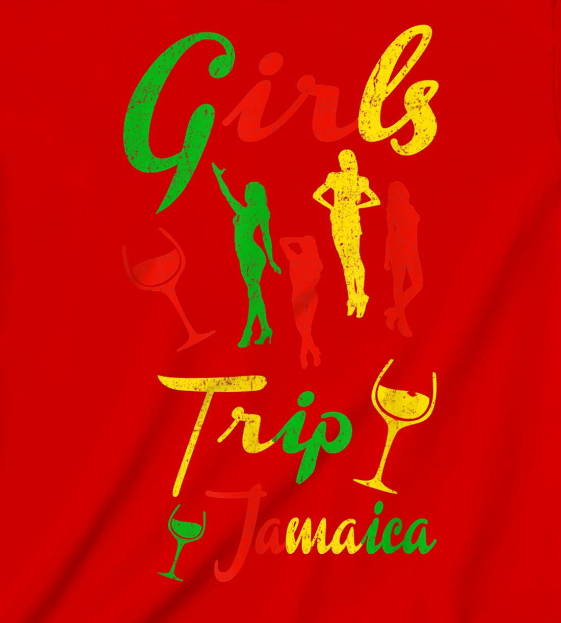 Jamaica Girls Trip Jamaican summer Vacation Reggae Gift T-Shirt, Kid T-Shirt and Women T-Shirt