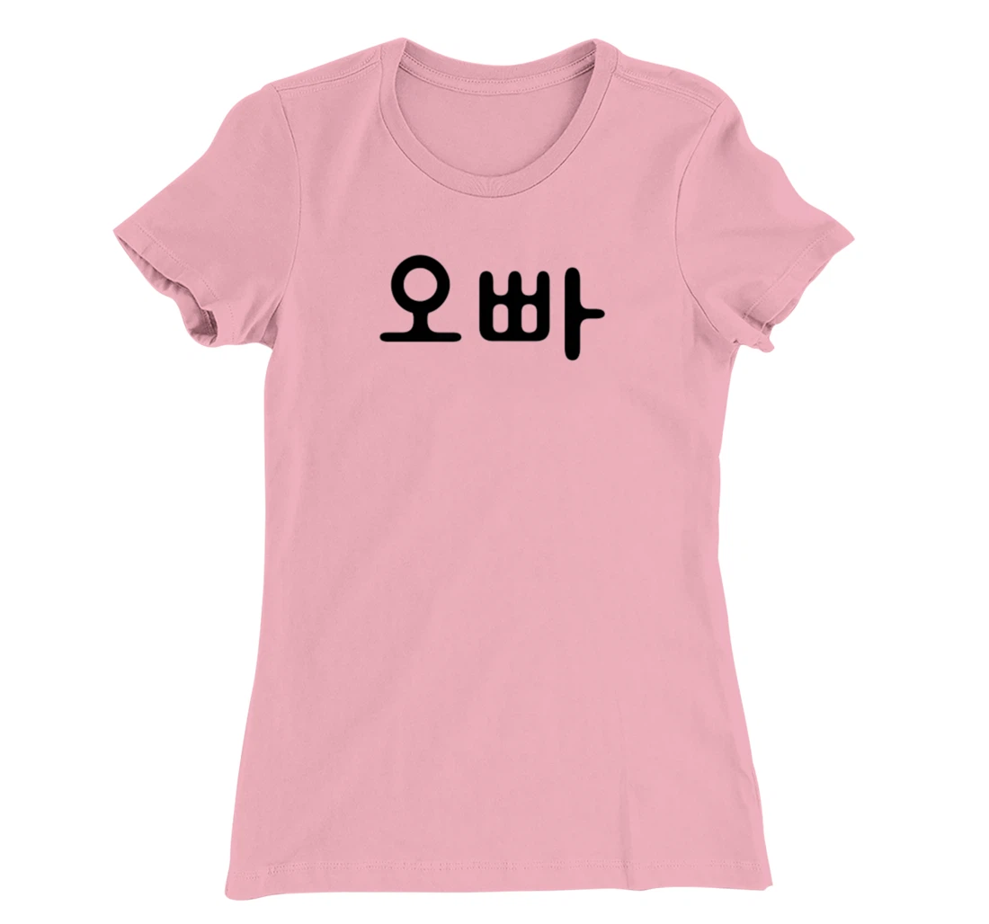 Womens Oppa Korean Writing T-Shirt, Women T-Shirt