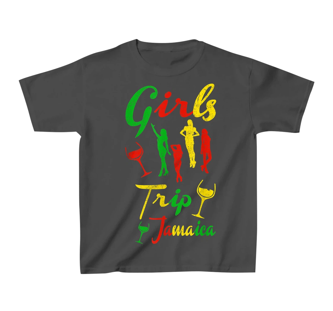 Jamaica Girls Trip Jamaican summer Vacation Reggae Gift T-Shirt, Kid T-Shirt and Women T-Shirt