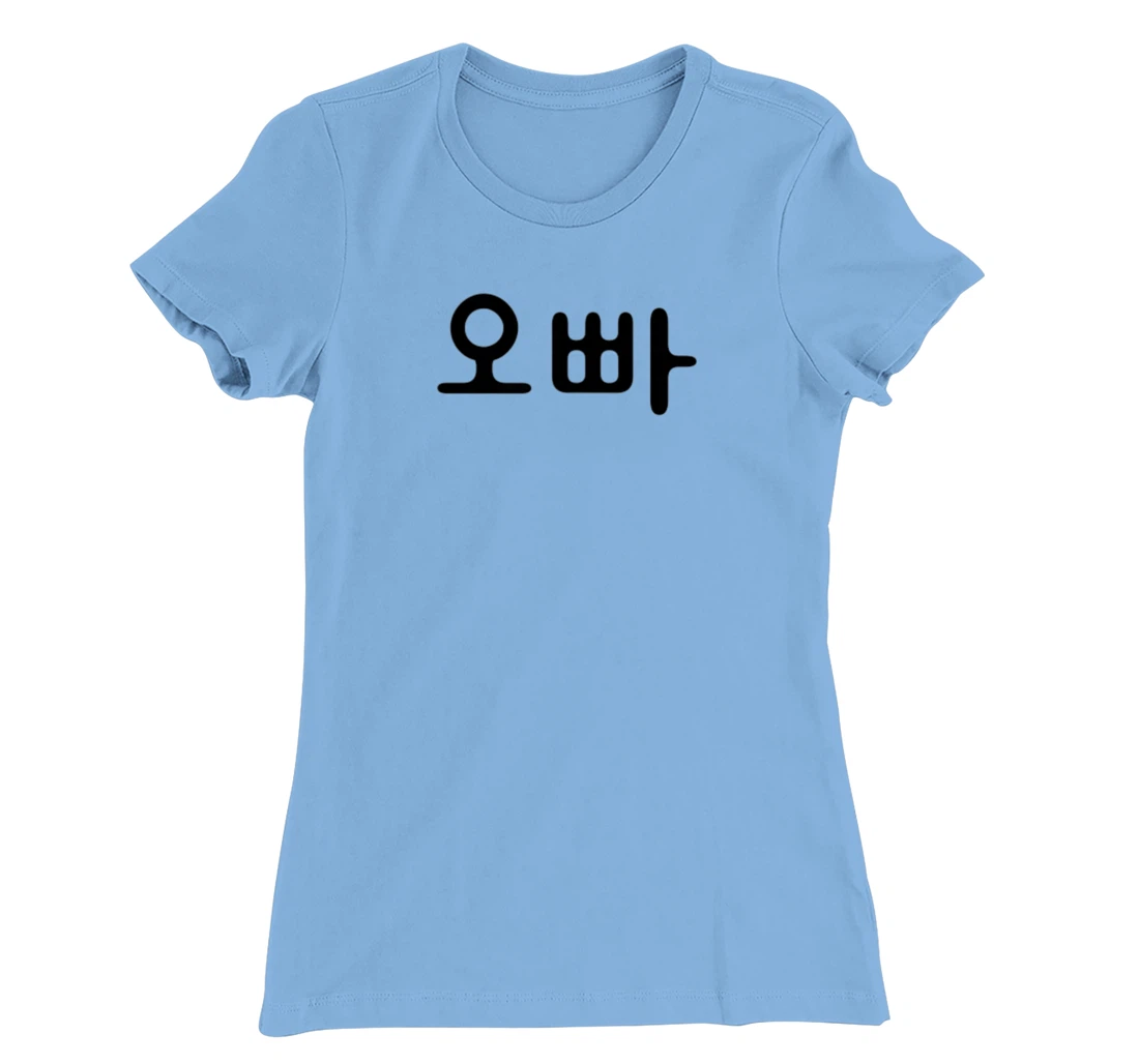 Womens Oppa Korean Writing T-Shirt, Women T-Shirt