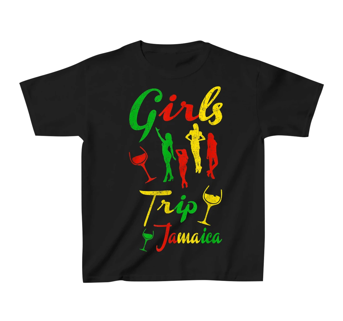 Jamaica Girls Trip Jamaican summer Vacation Reggae Gift T-Shirt, Kid T-Shirt and Women T-Shirt