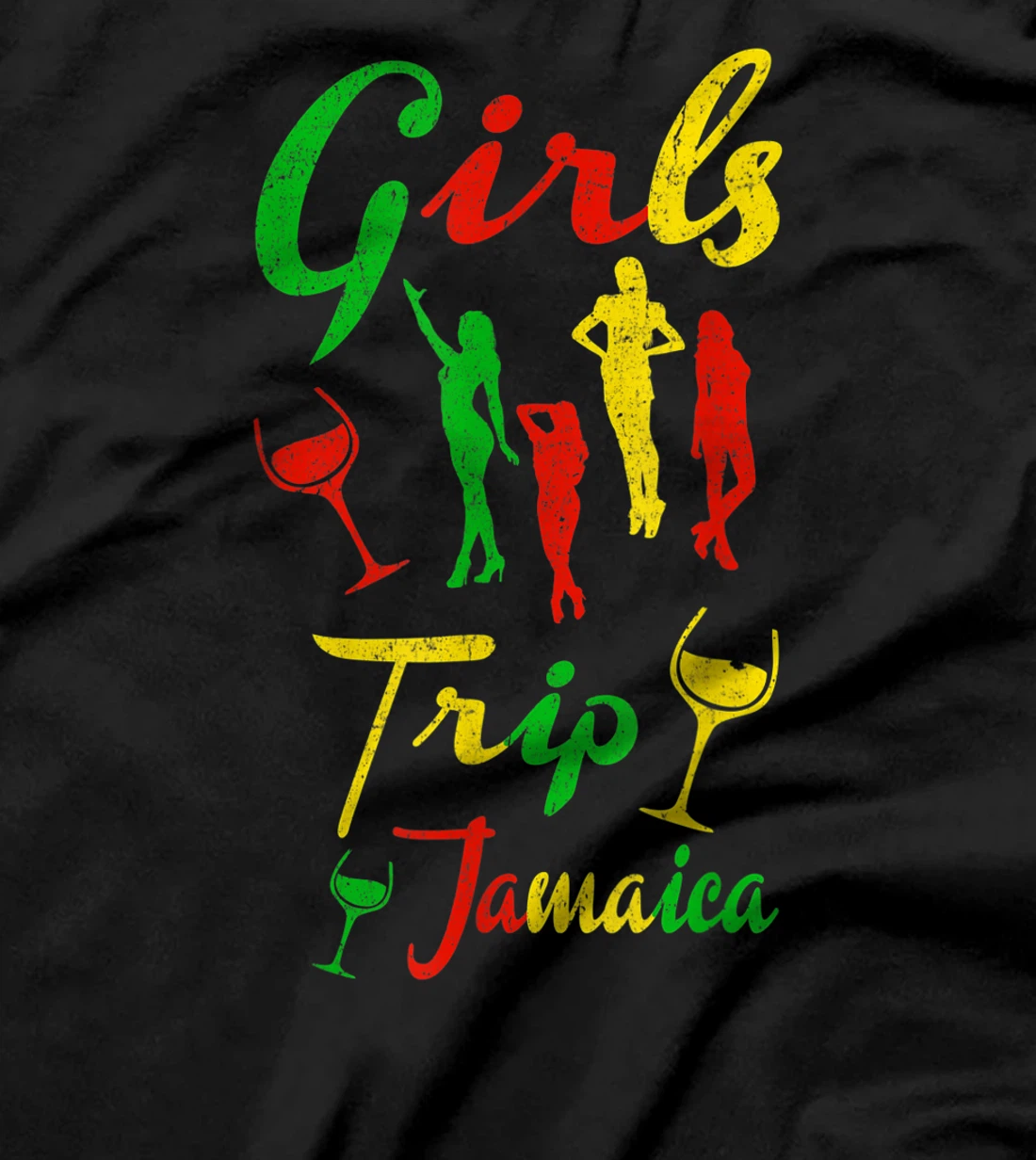Jamaica Girls Trip Jamaican summer Vacation Reggae Gift T-Shirt, Kid T-Shirt and Women T-Shirt