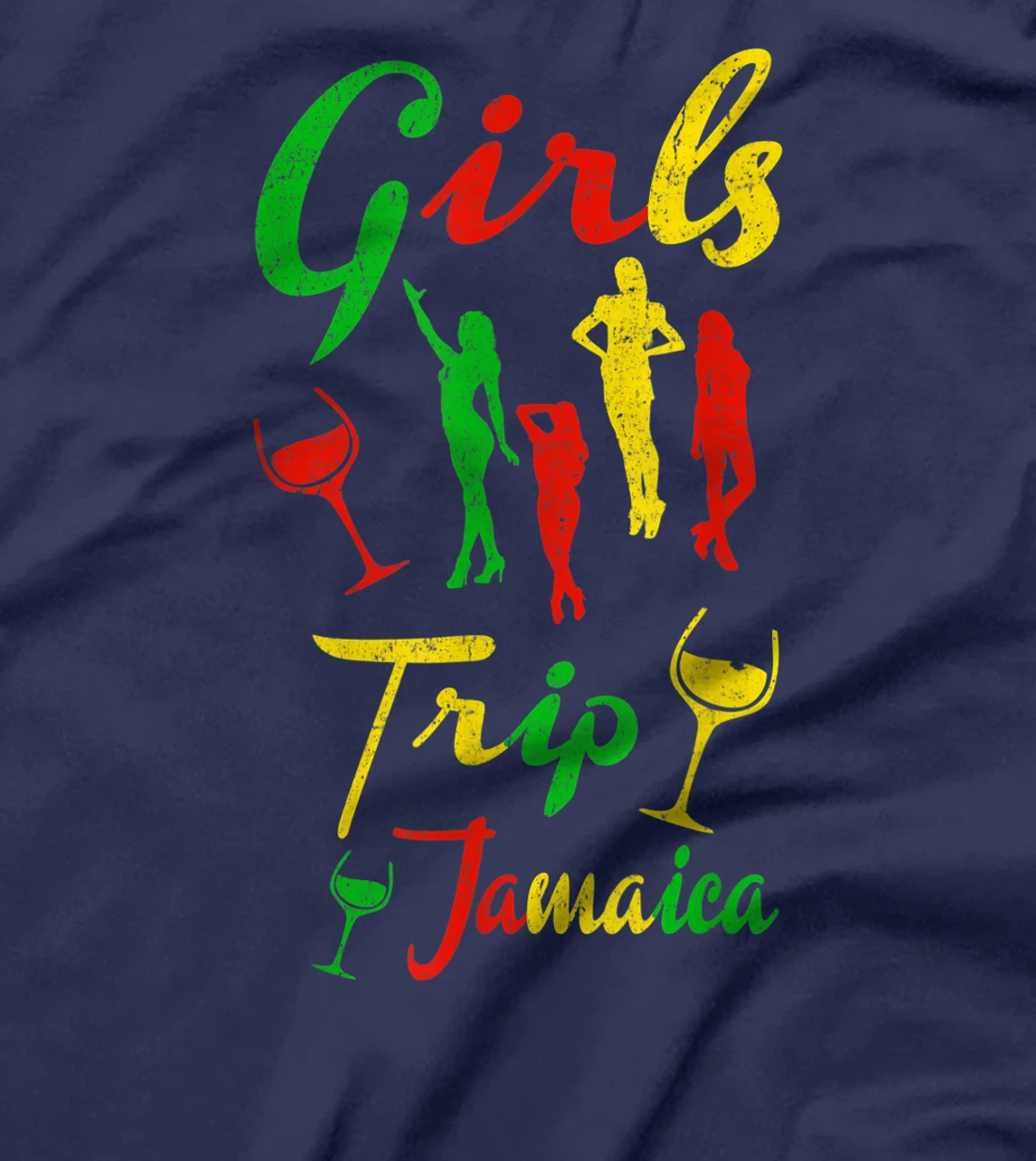 Jamaica Girls Trip Jamaican summer Vacation Reggae Gift T-Shirt, Kid T-Shirt and Women T-Shirt