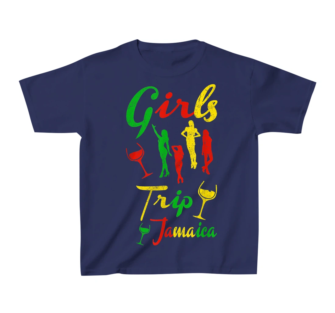 Jamaica Girls Trip Jamaican summer Vacation Reggae Gift T-Shirt, Kid T-Shirt and Women T-Shirt