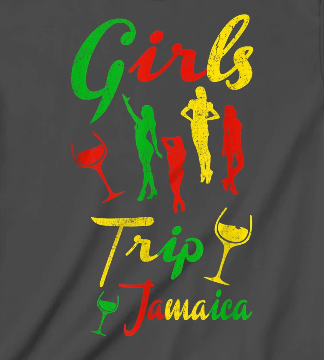 Jamaica Girls Trip Jamaican summer Vacation Reggae Gift T-Shirt, Kid T-Shirt and Women T-Shirt