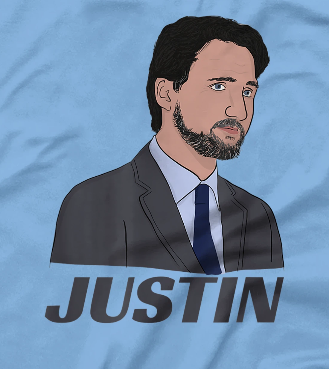 Womens Canadian Prime Minister Justin Trudeau (with Beard) T-Shirt, Kid T-Shirt and Women T-Shirt