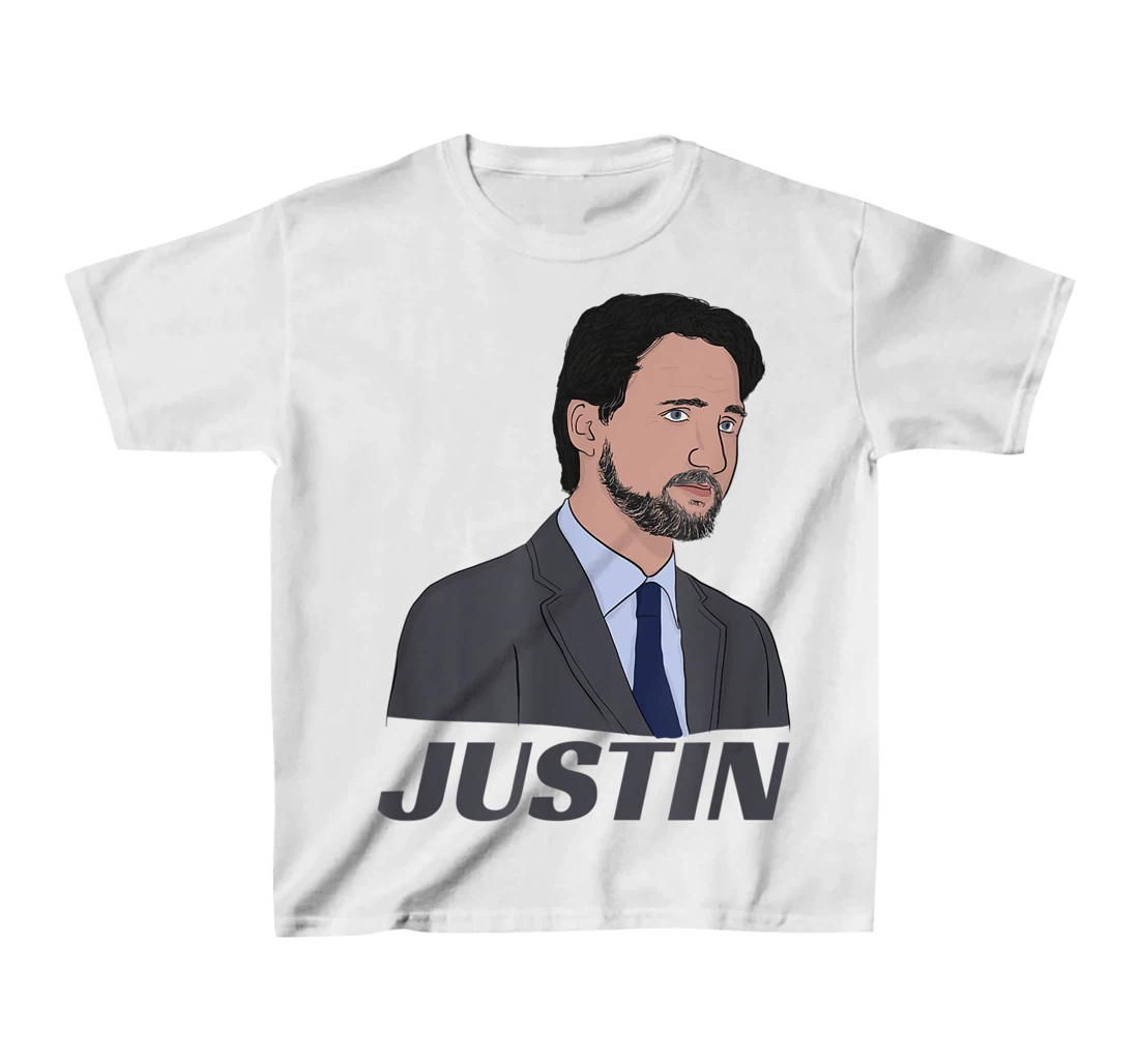 Womens Canadian Prime Minister Justin Trudeau (with Beard) T-Shirt, Kid T-Shirt and Women T-Shirt