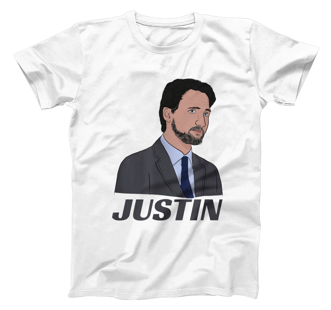 Womens Canadian Prime Minister Justin Trudeau (with Beard) T-Shirt, Kid T-Shirt and Women T-Shirt