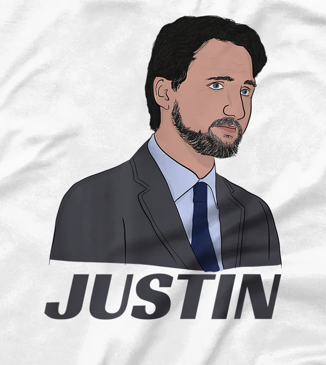 Womens Canadian Prime Minister Justin Trudeau (with Beard) T-Shirt, Kid T-Shirt and Women T-Shirt